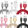 1M 2M 3M 3M typ C Micro USB Kabel Nylonowe metalowe kable stopowe dla Samsung S8 S11 S11 Note 10 HTC Android Telefon