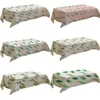 Mantel de Cactus con estampado de Color para el hogar, cubierta para mesa de comedor, mantel rectangular para escritorio, cubiertas impermeables, mantel para Picnic # LR3
