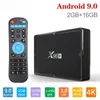 X96H Android 9.0 TV Box 4GB 64 GB AllWinner H6 Quad Core 6K 2.4G 5G Dual WiFi USB3.0 BT4.1 Google Player Set Top Box