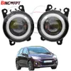 2 pçs / par (Esquerda + Direita) Angel Eye car-styling Fog Lâmpadas LED Luzes Para Citroen C3 FC_ Hatchback 2005-2010-