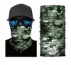 Gorras de ciclismo Máscaras MagicTurban Impreso en 3D Camuflaje Patrón de pitón Bufanda Máscara Pesca al aire libre Protector solar Cabeza sin costuras Bandana Moda Nec