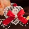 GROSSES SOLDES! Boîte à bonbons faveurs fête d'anniversaire coeur chariot mariage métal chocolat boîte à bonbons cadeau