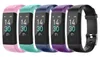 Reloj inteligente a prueba de agua Bluetooth Pulsera inteligente de ritmo cardíaco Pulsera de fitness Reloj de sangre Pantalla a color Android IOS Banda inteligente