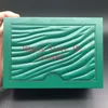 Qualità Dark Green Watch Box Case regalo per Rolex Watchs Tag della scheda e documenti in inglese Swiss Watchs Boxes3050