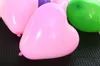 200 adet Kalp Şekli Lateks Balon 12 "Parti Dekorasyon Yüksek Kalite 2.2G Çok Renkler