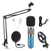 BM 800 Profesjonalny mikrofon skraplacza do komputera Audio Studio PC RRecording Karaoke Stand Stand Filter POP dla BM800 MIC