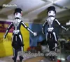 Outdoor Halloween Parade Performance Inflatable Skull Skeleton Puppet 3.5m Height Horrible Blow Up Zombie Mummy Costume