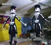 Outdoor Halloween Parade Performance Inflatable Skull Skeleton Puppet 3.5m Height Horrible Blow Up Zombie Mummy Costume