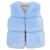 Retail kids winter coats girls Faux fur Baby Coats Flower Jackets For children Clothes Top baby Girls Outwear Children boutique cl3458539