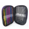 100set Practical 22 Pc/Set Multi Stainless Steel Needles Crochet Hooks Set Knitting Needle Tools With Case Yarn Craft Kit