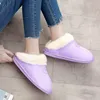 Cheap price 2020 new cotton slippers female winter home non-slip men's free shipping mixed color large size