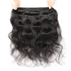 Meetu Body Straight Water Loose Deep Extensions Natural Color Kinky Curly Human Hair Bundles With Lace Frontal Closure 44 13x4 fo5020112