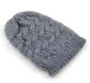 chapéu morno homens Moda feminina inverno chapéu Knitting Crochet Gorro exteriores de malha torção nó crânio boina chapéus gorro de lã malha gorro esporte warm