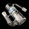 Colector de cenizas de vidrio grueso con colector de cenizas de 14,4 mm y 18,8 mm para bongs de vidrio, accesorio de humo para plataformas petrolíferas, tubo de vidrio cenicero