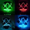 Drop Halween Mask Led Light Up Party Masches The Purge Election Anno Horror Masks Festival Festival Glow in Dark Nightclub5022403
