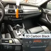 Pegatinas de vinilo de fibra de carbono 4D 5D 5D para BMW X5 E70 08-13 x6 E71 08-14 Decoración de interiores del automóvil / Actualización / protección