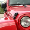 Car Black Hood Latch Locks Copertura decorativa per Jeep Wrangler JK 2007-2017 Accessori