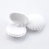 Shell jewelry box high-grade velvet jewelry box creative jewelry box ring boxes velvet earring jewelery case