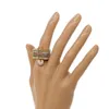 FashionGold Filled Top Quality Colorful Band Stack Stackable Fashion European Women Finger Safety Pin Ring8056498