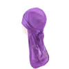 Kids Silky Durags Bandanas Turban Hat do lado de fora da costura du-rag garotos de seda durag ondas boné acessórios para cabelos na cabeça da cabeça