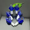 New Blue Cobra Bubble Head Glass Bongs Glass Smoking Pipe Water Pipes Oil Rig Glass Bowls Oil Burner