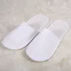 Hot Sale-Men Kvinnor Spa Engång Slipper Party Badrum Gäst Non Slip Fluffy Hem Hotell Använda Resor Stängt Toe Sanitär 10 Pare