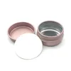 10g Rose Gold Leere Aluminium Kosmetikbehälter Topf Lippenbalsam Glas Dose Für Creme Salbe Handcreme Verpackung Box