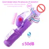 10 Modes Gelée Vibration Rotation Lapin G Spot Vibrateur Masseur Sexy Perles Tourbillonnantes et jouets sexuels vibrants pour femme J0213