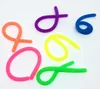 Stretchy String Neon Flexible Glue Elastic String Rope Sensory Decompression Kids Novelty Toys Anti-Anxiety Toy