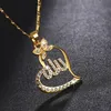 Mode-Frauen muslimische islamische Gott Charm Anhänger Halskette Schmuck Ramadan Geschenk Kette Halskette