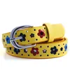 Fashion Kids Lovely Belt CHILDREN Belts GIRLS Hollow Flower Waistbands Faux Leather Active Silver Buckle Big s Outdoor Sports 5123514