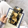 Exército de telefone de silicone para o iPhone 6 6S 7 8 Plus macias tampa do iPhone para Apple X XR 11 Pro Casos XS Max Caso menina Homens Camuflagem