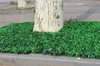 Tappeto erboso artificiale Simulazione Tappetino in plastica per erba di bosso 25 cm * 25 cm Prato verde per decorazioni di recinzione del giardino di casa