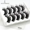 Sexysheep 5pairs 3d Mink Hair False Eyelashes Naturalthick Long Eye Lashes Wispy Makeup Beauty Extension Tools5015716