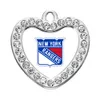 Rangers personalizzati Vintage fascini del cuore pendenti di collana di modo di fascino per i monili delle donne degli uomini fai da te