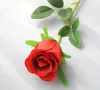 인공 꽃 웨딩 장식 실크 꽃 장미 꽃 웨딩 장식에 대 한 49cm 긴 단일 줄기 다채로운 장미