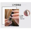Effet de miroir vernis à ongles métallique rose or argent violet violet chrome manucure nail art gel ongle gel 9928145