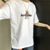 メンズTシャツ2021チャイニーズスタイルライオンプリントナショナルカジュアルタイドショートスリーブTシャツの男性と女性のトレンドハラジュクカップルS2777