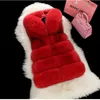 Spring New Hoodies Fake Fur Vest Women 2019 Fashion Warm Slim Sleeveless Waistcoat Fur Gilet Big Size 4xl Faux Fox Fur Overcoat