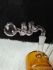 Pink spiral pot Wholesale Glass bongs Oil Burner Glass Water Pipes Oil Rigs Smoking Free