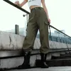 Calças de carga de Streetwear mulheres 3 cor corredores de cor preto cintura calças mulheres soltas calças femininas calças coreanas estilo capri