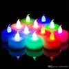 120pcs LED Tealight Tea Candles Flameless Light yellow blue red warm white Battery Operated Wedding Birthday Party Christmas Decoration