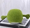 Shrek Funny Men Hat Knit Green Monster Skullies Hat With Ears Halloween Gift Hat Winter Novelty Beanie Skullies For Women Mens