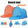 Outdoor Portable Waterproof Camping Beach Tent Up Open Camping Tent Fishing Hiking Outdoor Automatic Instant Portable