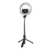 L07 Selfie Stick con treppiedi LED ad anello da 5 pollici Treppiede pieghevole per trucco Live Stream con confezione al dettaglio