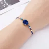 14 pezzi Esprimi un desiderio Bracciale in carta di carta di pietra naturale intrecciata colorata per gioielli di moda semplici da donna311q