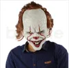 Stephen King's Joker Mask Silicone Movie Full Face Horror Clown Latex Mask Halloween Party Masks Horrible Cosplay Prop