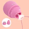 Saugen Zunge Vibrator Weibliche Brust Nippel Sauger Masturbator Klitoris Vagina Stimulator G-punkt Dildo Sex Spielzeug Für Frau Y19061202