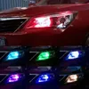 2 stks / paar T10 5050 Afstandsbediening Auto LED Lamp 6 SMD Multicolor W5W 501 Side gloeilampen Gratis verzending via DHL