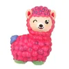 Squishy Colorful Alpaca Slow Rebound Emulation Animal Bread 10cm kawaii Squishies Rainbow Cat Squeeze Decompression Toys Gifts